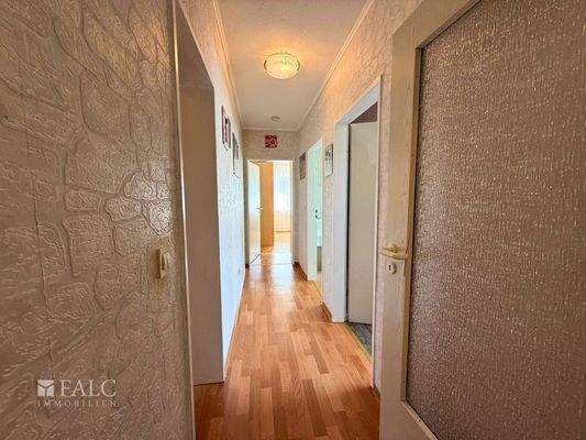 Flur zu den Schlafräumen