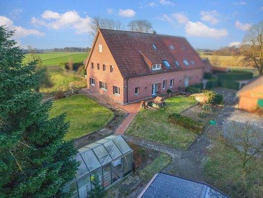 Gartenansicht aus der Luft