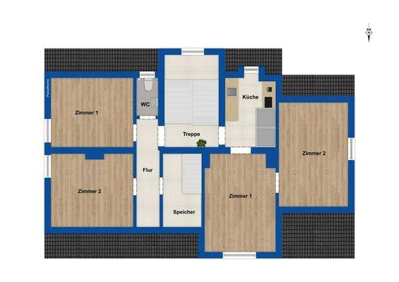 Grundriss Dachgeschoss