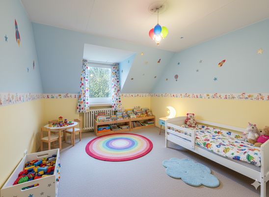 Kinderzimmer Staging
