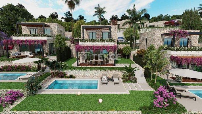 Detached Villas with Impressive Views of Bodrum Yalıkavak