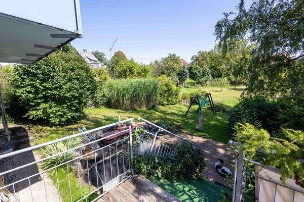 Balkon-Abgang-Garten