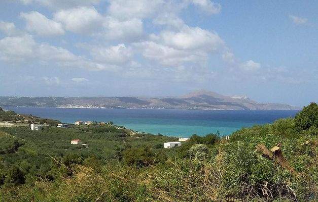 Kreta, Kera: Großes Grundstück mit Meerblick zu verkaufen