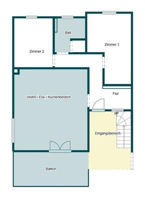 Grundriss Skizze 1.OG