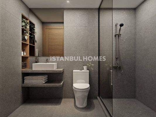 Flats with Smart Home System and Parking Lot in Eyüpsultan Istanbul