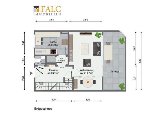 Grundriss Erdgeschoss