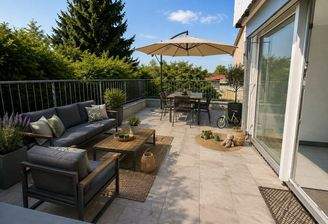 Terrasse (mit KI möbliert)