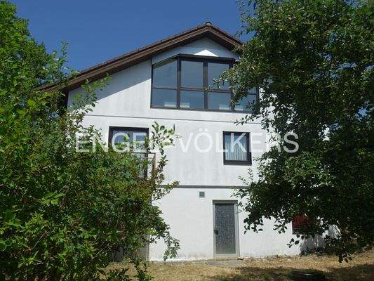 Südseite des Hauses