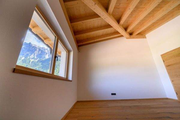 Sichtdachstuhl im Schlafzimmer...