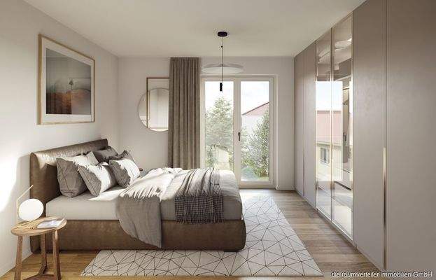 Visualisierung Ansicht Schlafzimmer