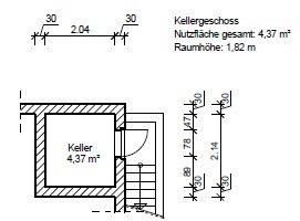Grundriss Keller