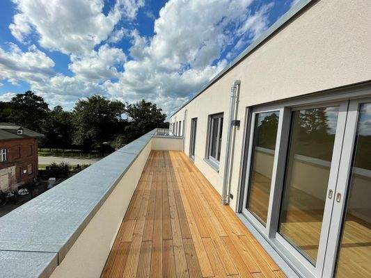 Moderne Dachterrasse