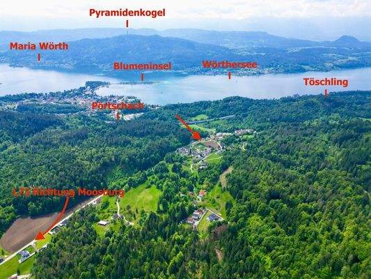 Luftbild Lage Grundstück