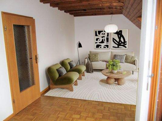 Einrichtungsbeispiel mit virtueller Möblierung