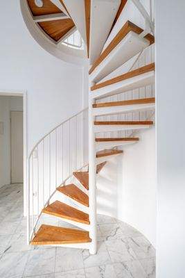 Detailansicht Wendeltreppe