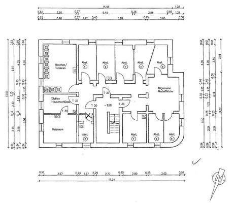 Grundriss Abstellräume Nr 3
