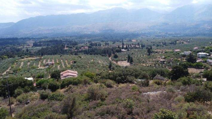 Kreta, Kaina: Grundstück mit herrlichem Bergblick zu verkaufen