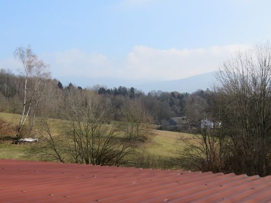 Blick vom DG über den Anbau 