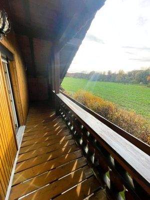 Balkon / Blick in die Flur