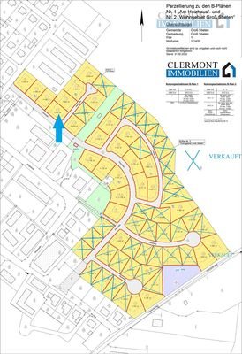 Lageplan Position Grundstück