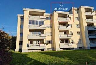 Ansicht Westen, Objektlage