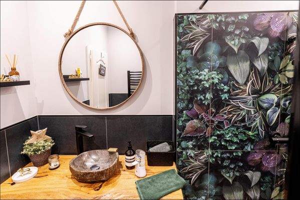 Qualitative und ansprechende Badausstattung im Gäste-WC