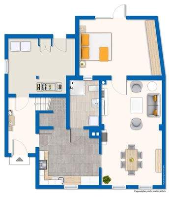 immoGrafik Grundriss Erdgeschoss