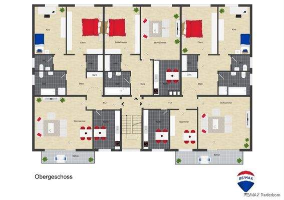 Grundriss Obergeschoss