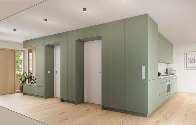 Einbauschrank Garderobe