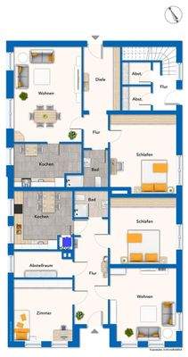 Bauernhaus Erdgeschoss