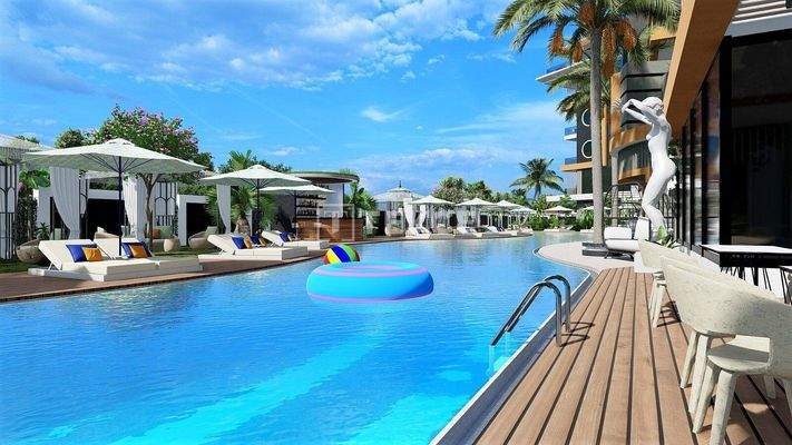 Chic Flats with Smart Home Systems in Oba Alanya