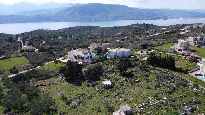 Kreta, Sternes: Grundstück mit außergewöhnlicher Aussicht zu verkaufen