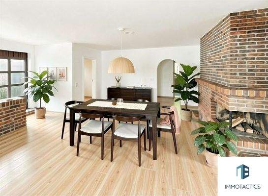 Wohnzimmer - Einrichtungsbeispiel(KI generiert)