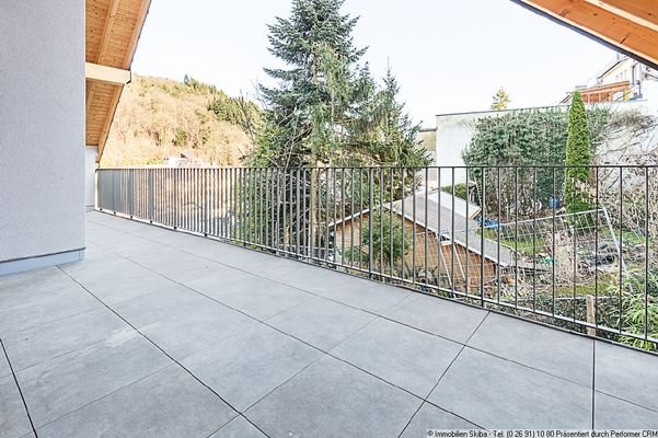 Blick von der Loggia Haus C