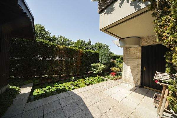 Terrasse der Einliegerwohnung 1. UG