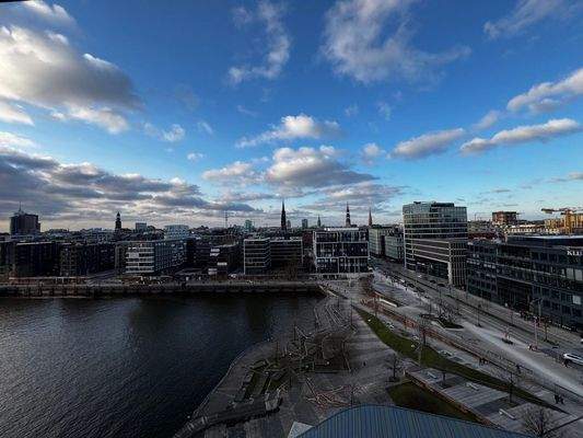 Wohnungsussicht Stadtpanorama