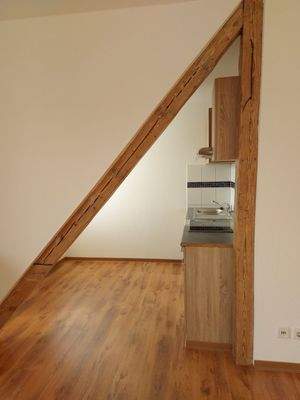 Blick zum Küchenbereich