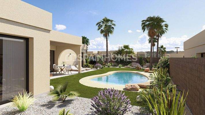 Elegant Houses with Private Pools in a Top Murcia Resort