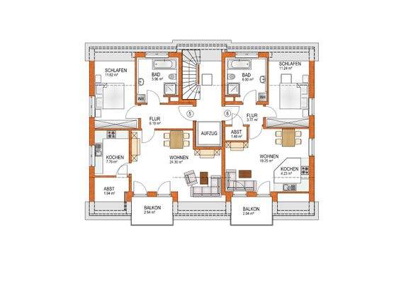 Grundriss - Dachgeschoß