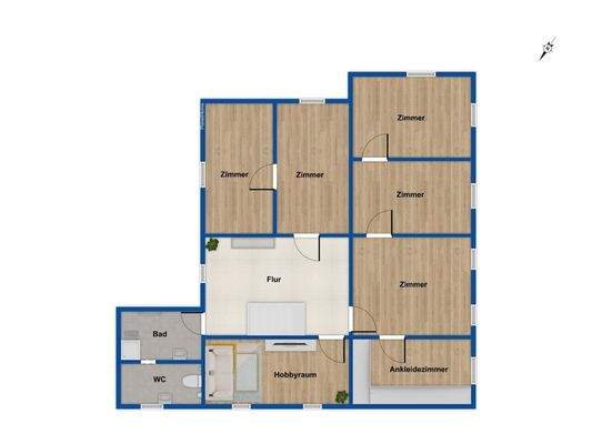 Grundriss Obergeschoss