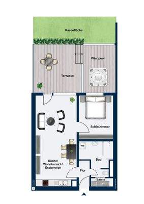 Grundriss (ACHTUNG WOHNUNG IST AKTUELL NICHT DEMENPSRECHEND EINGERICHTET)