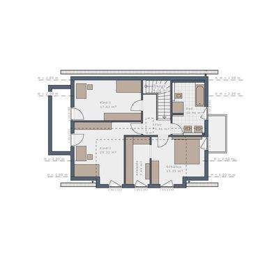 Grundriss Obergeschoss