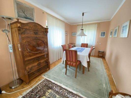 Essbereich im Wohnzimmer