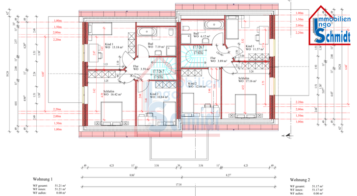 Grundriss OG - WHG 1+2