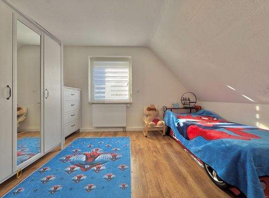 Kinderzimmer im Dachgeschoss