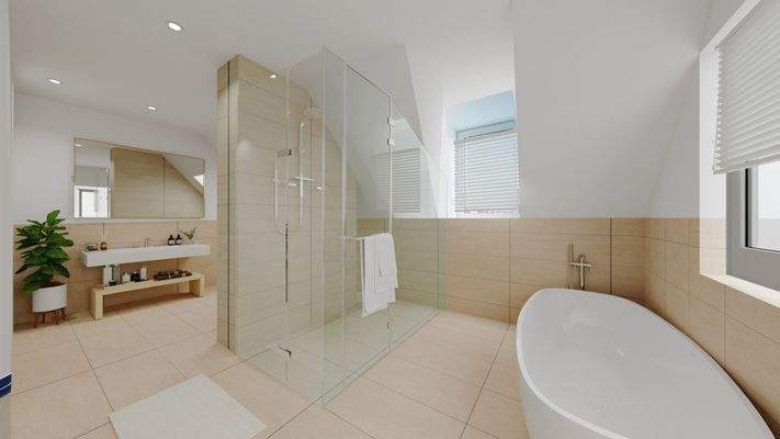 Visualisierung - Vollbad im OG