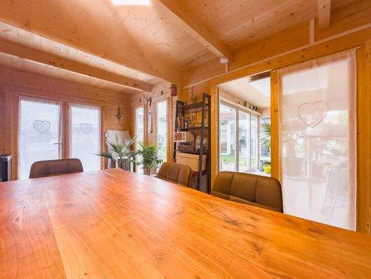 Essbereich Gartenhaus