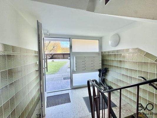 Modernisierter Hauseingang