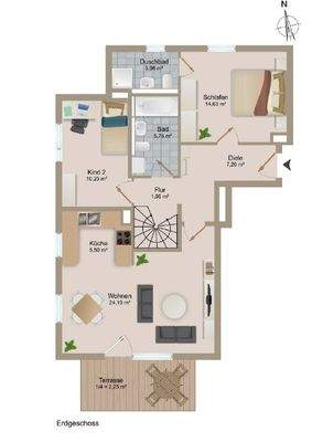 Grundriss Erdgeschoss