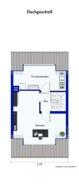 Grundriss -Dachgeschoß